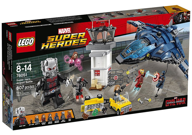 Mô hình Lego Super Heroes – Siêu anh hùng tại sân bay 76051 (807 mảnh ghép)