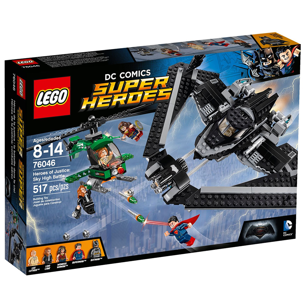 Mô Hình LEGO Super Heroes - Trận Chiến Trên Không 76046 (517 Mảnh Ghép)