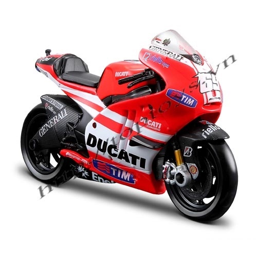 Mô hình MotoGP số 69 đội Ducati Maisto 31576 tỉ lệ 1:18