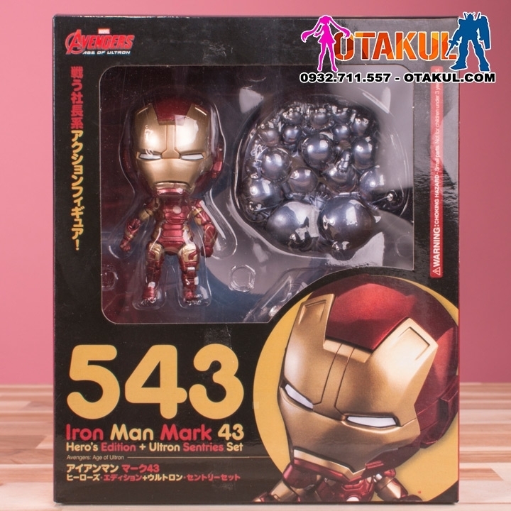 Mô hình Nendoroid 543 - Iron Man Mark 43