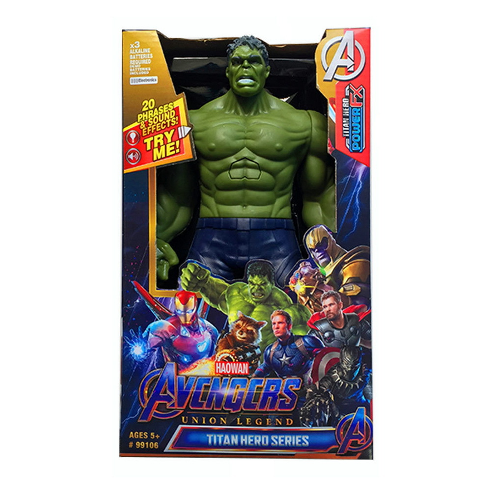 Mô hình nhân vật Hulk Luka 99106-01 (Có pin)