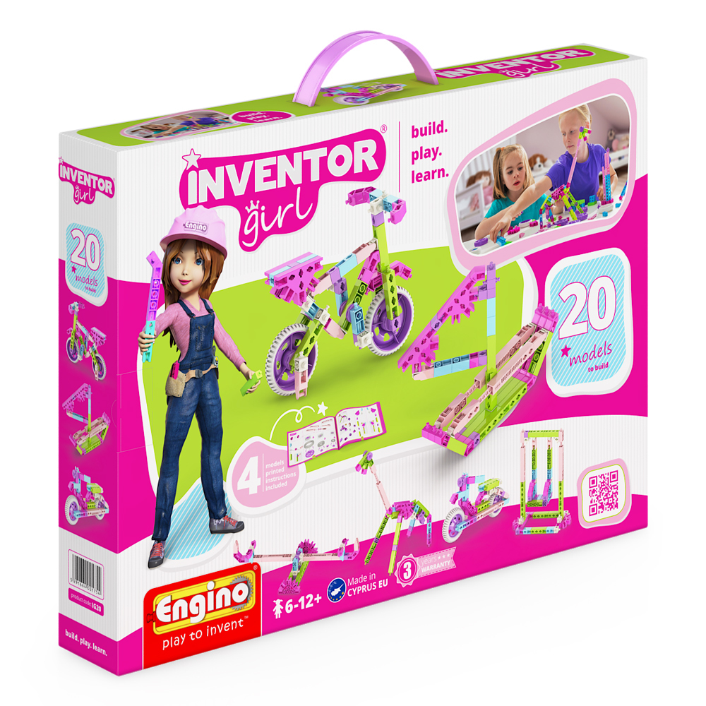 Mô hình sáng tạo cho bé gái Engino Inventor Girl - 20 Mẫu IG20