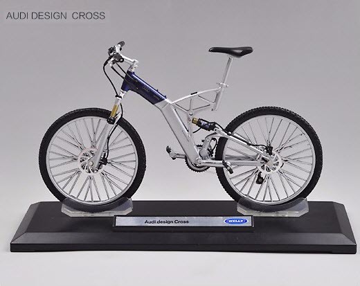 Mô hình xe đạp Audi design Cross 1:10 Welly