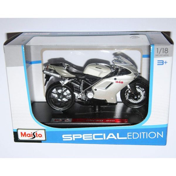 Mô hình xe mô tô Ducati 848 1:18 Maisto