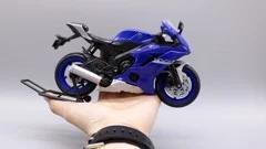 Mô hình xe mô tô Yamaha YZF-R6 2020 1:12 Welly
