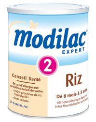 Modilac Expert Riz 2 - Sữa đặc trị khi dị ứng protein sữa bò (cho trẻ từ 6 -12 tháng)