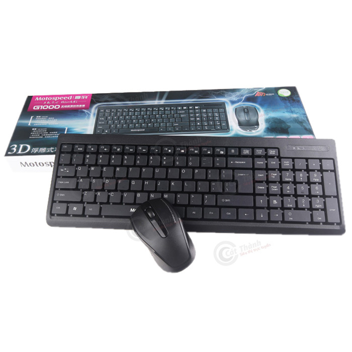 Bộ bàn phím và chuột không dây Motospeed G1000