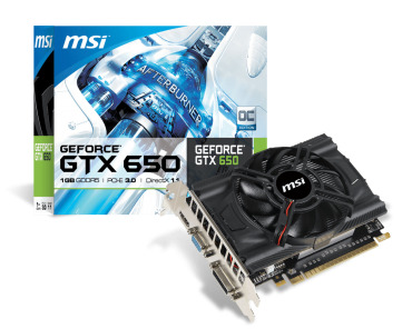 Card đồ họa (VGA Card) MSI N650-2GD5/OC - GeForce GTX650, GDDR5, 2GB, 128 bit, PCI E 3.0