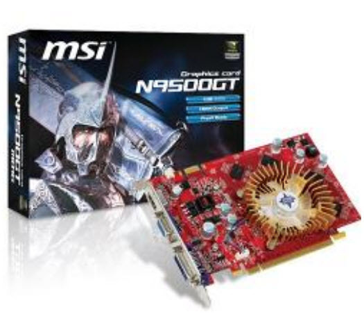 Card đồ họa (VGA Card) MSI N9500GT-MD1G-OC  - Geforce 9500GT, GDDR3, 1GB, 128-bit, PCI E 2.0