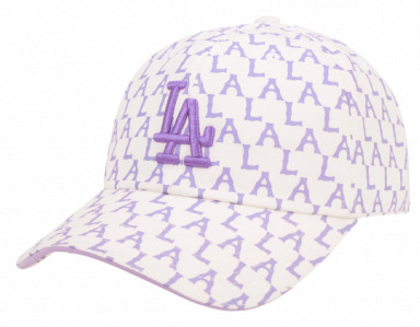 Mũ MLB Monogram Pastel Unstructured Ball Cap LA Dodgers 32CPFA111