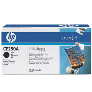 Mực in HP CE250A - Dùng cho máy HP CP3525, CM3530 MFP Black 5K Print Crtg