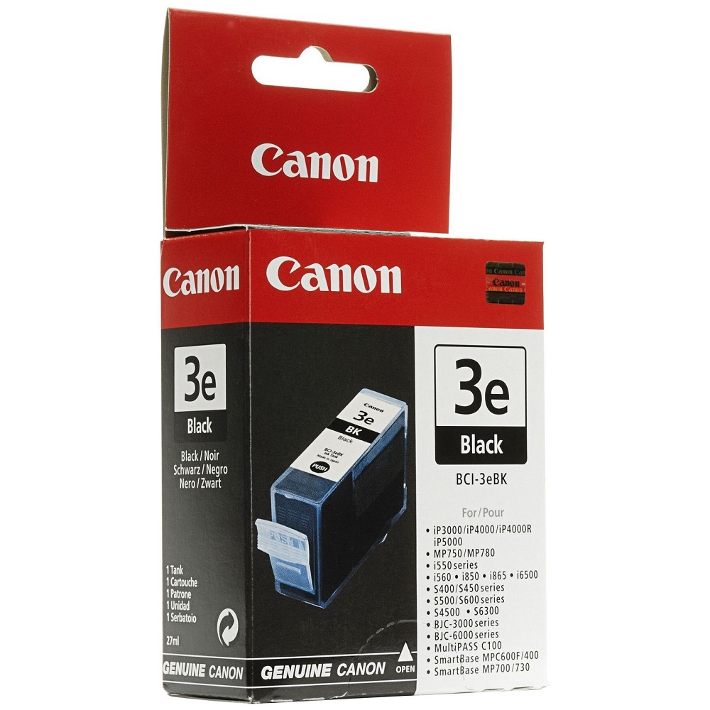 Mực in phun Canon BCI-3EBK - Dùng cho máy in Canon IP3000,  IP4000