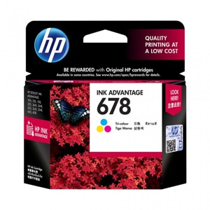 Mực in HP678 Tri color Ink Cartridge (CZ108AA)