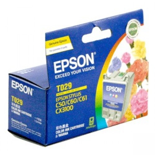 Mực in phun màu Epson T029 (C13T029091) - Dùng cho máy in Epson C50, C60, C61, C83, CX3100
