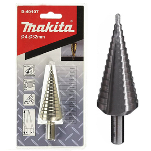Mũi khoan bậc rãnh thẳng 4-32mm Makita D-40107