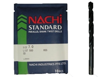 Mũi khoan trụ thép gió Nachi List500-1650, 16.5mm