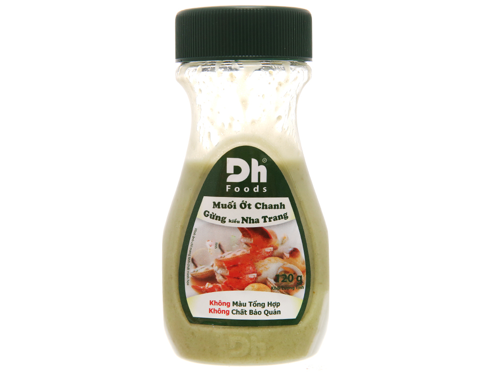 Muối ớt chanh gừng Nha Trang Dh Foods chai 120g