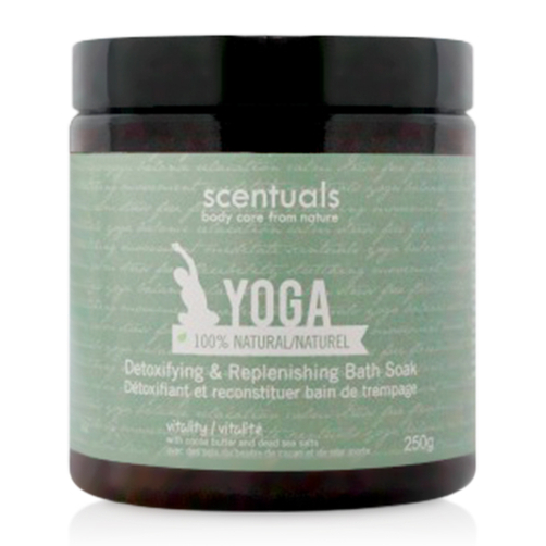 Muối tắm thư giãn sả chanh Yoga Scentuals Yoga Vitality 100% Natural Relaxing Bath Salts 250g