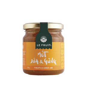 Mứt dứa & gừng Le Fruit 225g
