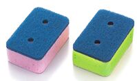 Mút rửa chén 2 lớp kháng khuẩn Aisen KJ001 11 x 7 x 4,2 cm