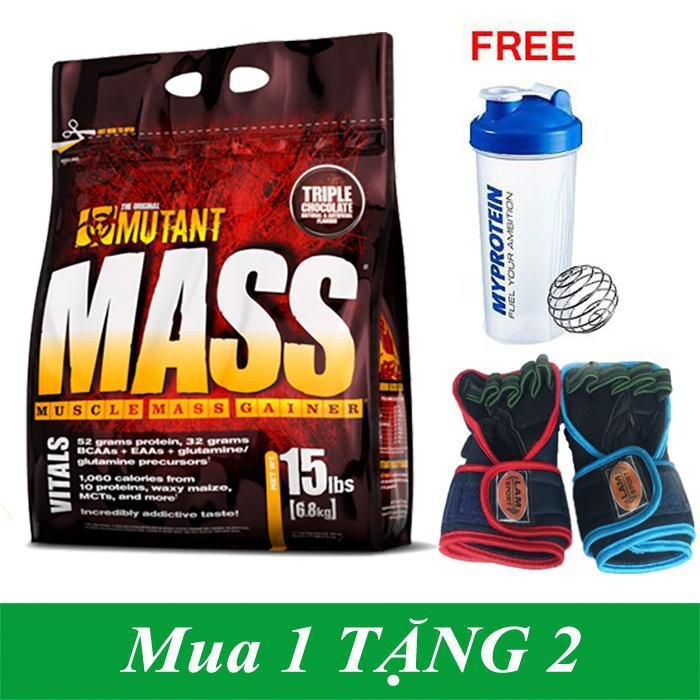 Mutant Mass Muscle Mass Gainer 15Lbs (6.80Kg)