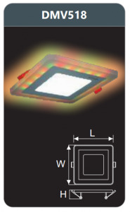 Đèn led Panel Duhal DMV518 