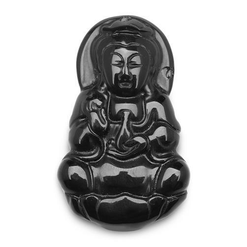 Mặt Phật Bà Quan Âm hắc ngà lớn FS6078 