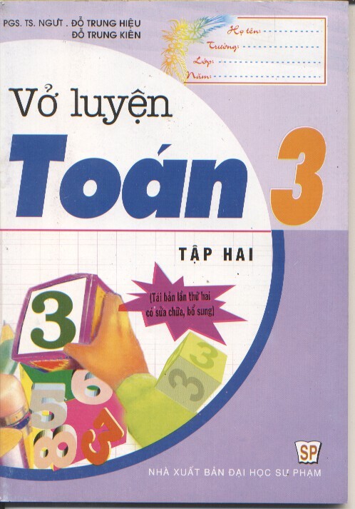 Vở luyện toán 3 Tập 2 