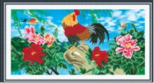 Tranh đính đá H934 - Gà trống