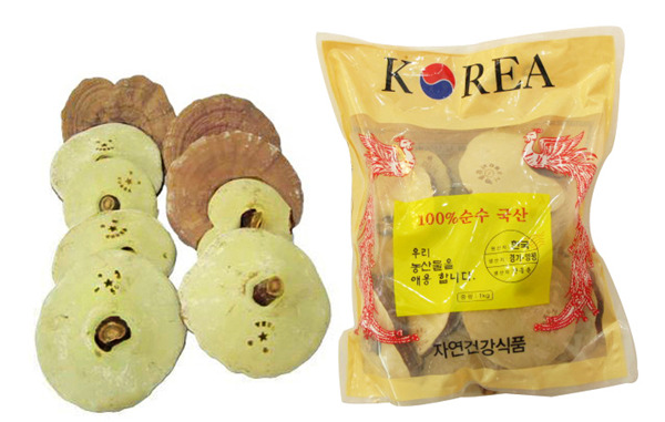 Nấm linh chi Hàn Quốc túi vàng - 1kg