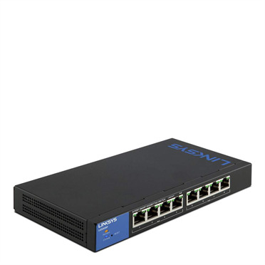 Switch Linksys LGS308P - 8 Port Smart PoE+ Gigabit Switch 