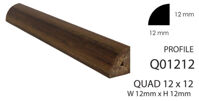 Nẹp góc 12x12mm BioWood Q01212