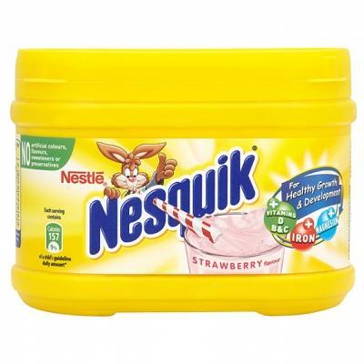 Sữa bột Nestle Nesquik Strawberry - hộp 300g (dành cho trẻ từ 3 tuổi trở lên)