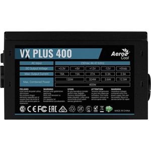 Nguồn máy tính Aerocool VX Plus 400