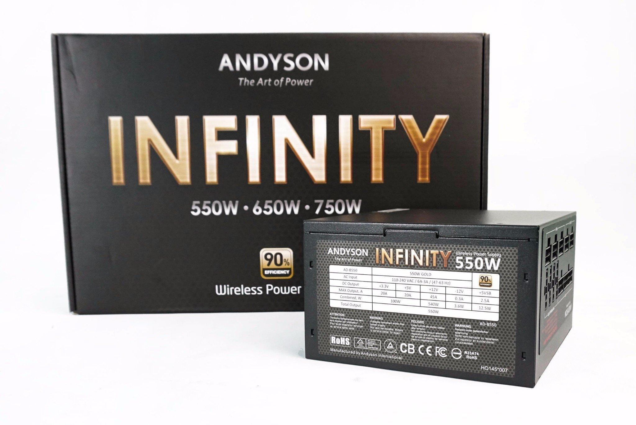 Nguồn - Power Supply Andyson Infinity 550W