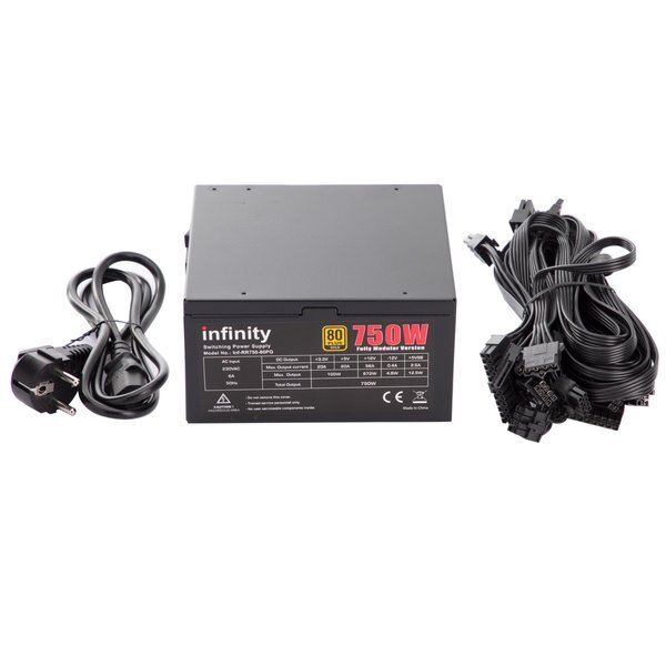 Nguồn - Power Supply Infinity Rampage RGB 750W