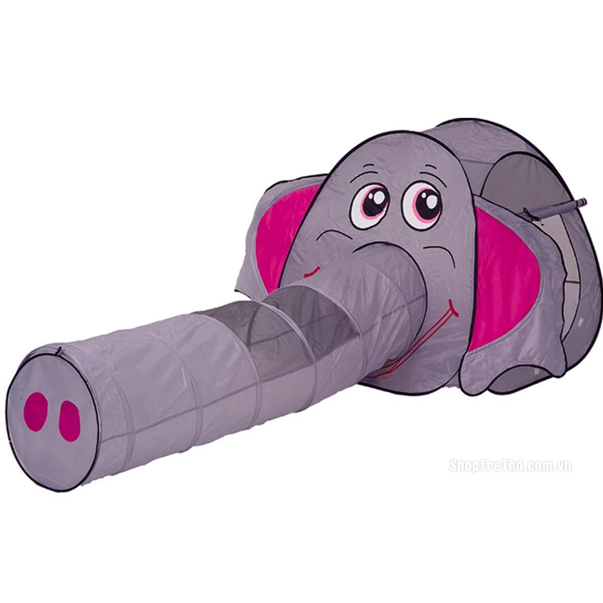 Nhà bóng cho bé - Hình chú voi con có ống chui LI-642 (LI-642A)