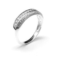 Nhẫn bạc nữ Hiểu Minh NU046