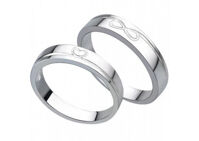 Nhẫn đôi Bạc Hiểu Minh NC405 Tình Bạn