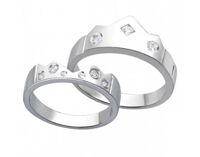 Nhẫn đôi Bạc Hiểu Minh NC408 Hoàng Tử Của Em