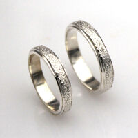 Nhẫn đôi Bạc Hiểu Minh NC453 Tình Yêu