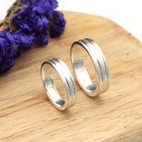 Nhẫn đôi Bạc Hiểu Minh NC467 Tình Yêu Đôi Bờ