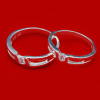 Nhẫn đôi Bạc Hiểu Minh NC514 Thầm Thương Trộm Nhớ