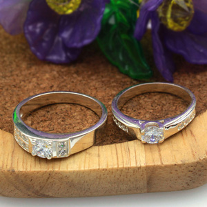 Nhẫn đôi Bạc Hiểu Minh NC521 Chờ Đợi