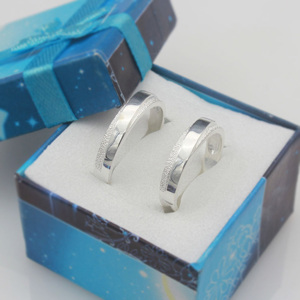 Nhẫn đôi Bạc Hiểu Minh NC532 Điều Ước Giản Đơn Bạc Ý