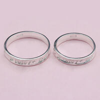 Nhẫn đôi Bạc Hiểu Minh NC536 Yêu
