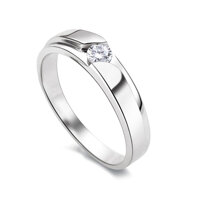 Nhẫn nam bạc Hiểu Minh NA086S