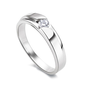 Nhẫn nam bạc Hiểu Minh NA086S