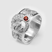 Nhẫn nam bạc Hiểu Minh NA371