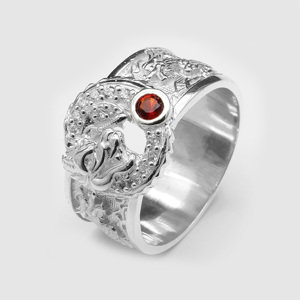 Nhẫn nam bạc Hiểu Minh NA371